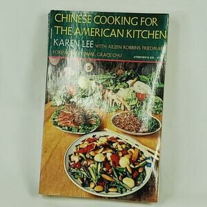 Chinese Cooking for the American Kitchen by Karen Lee w/Original Welcome Letter